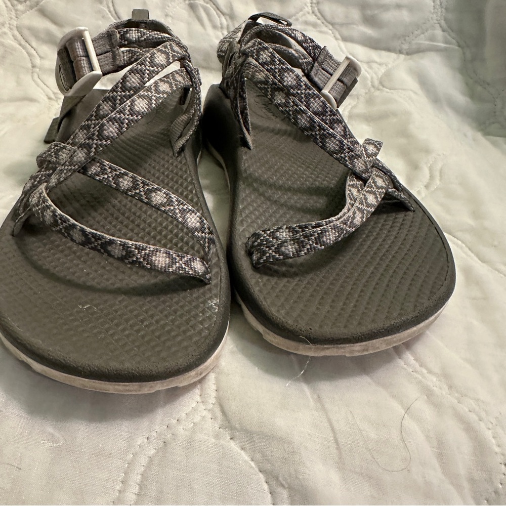 Chaco Gray Patterned Strappy Sandals - image 6